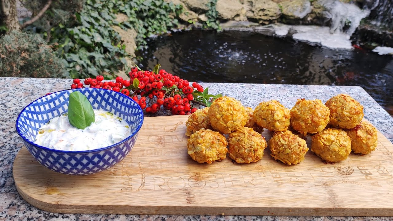 Chifteluțe crocante din curcan/pui făcute la cuptor.