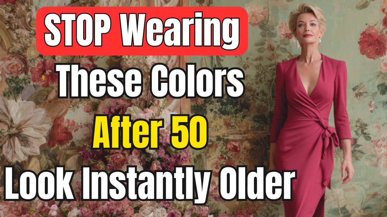 7 Colors That Make Women Over 50 Look Older And What to Wear Instead!