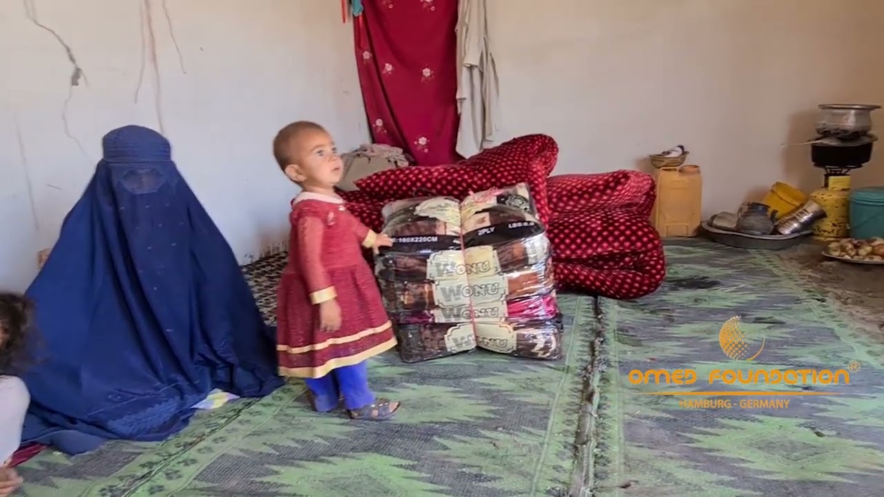 Household items by Mrs. Hussain in cooperation with Omed Foundation.