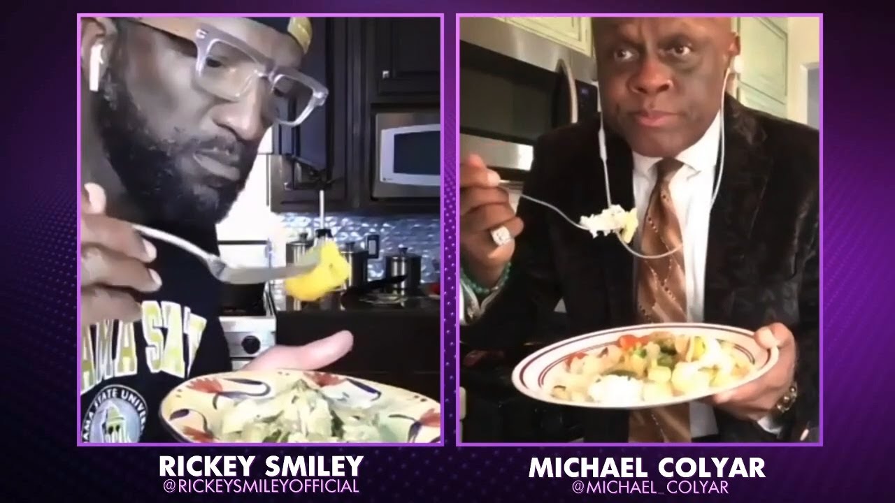 Michael Colyar and Rickey Smiley Finish Their Stir Fry | Quarantine Cook-Off