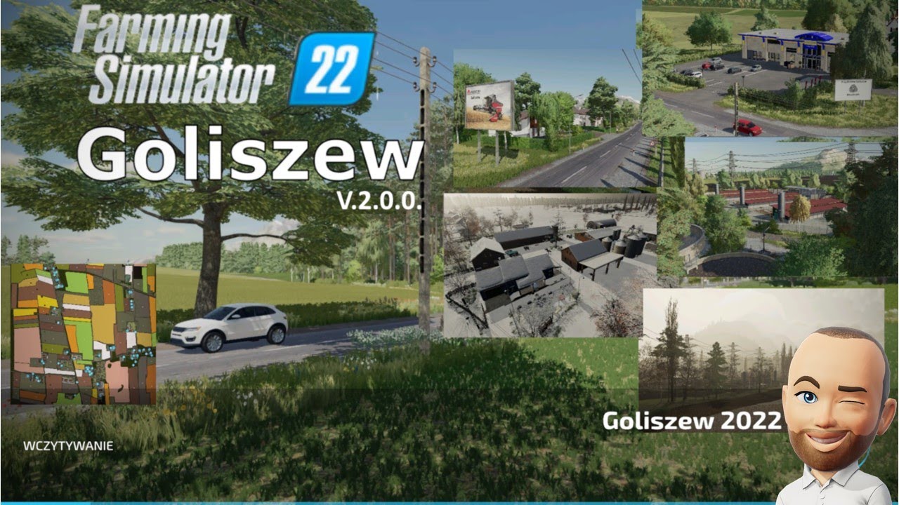 Goliszew Prezentacja mapy FS22 By Adek