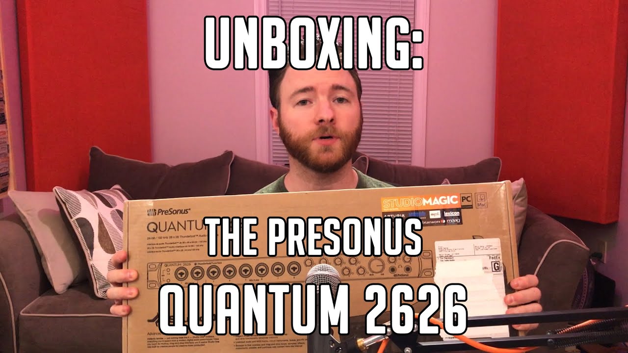 Распаковка Presonus Quantum 2626