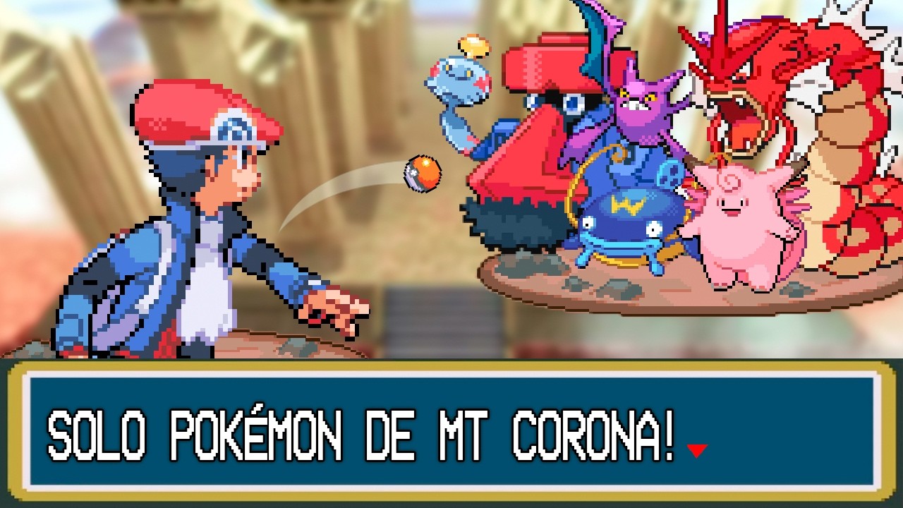 Se PUEDE Completar Pokémon Platino con SOLO Pokémon del Mt. Corona?