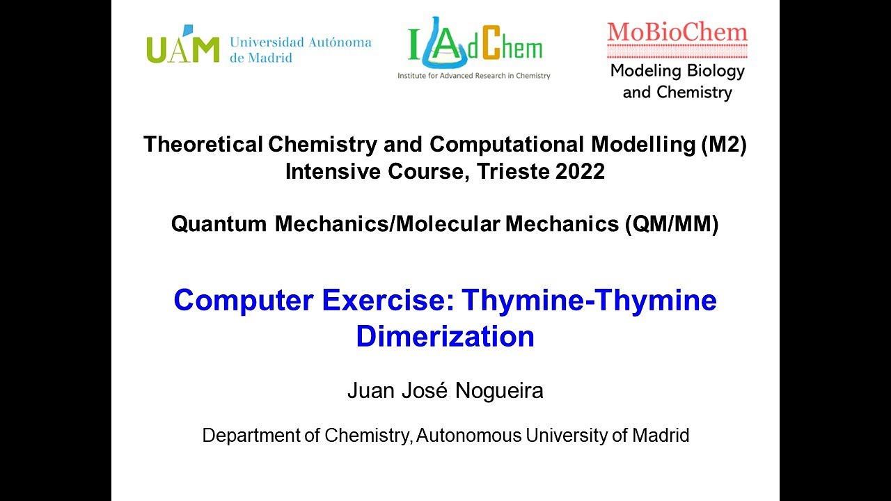 Computer Exercise:  QM/MM MD and Umbrella Sampling