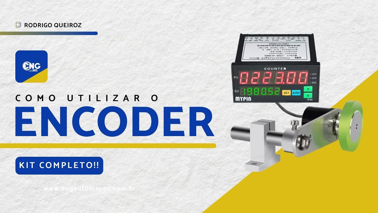 DISPLAY PARA ENCODER, RÉGUA , CONTADOR INSTALAÇÃO #eletrica #eletricista #encoder #display