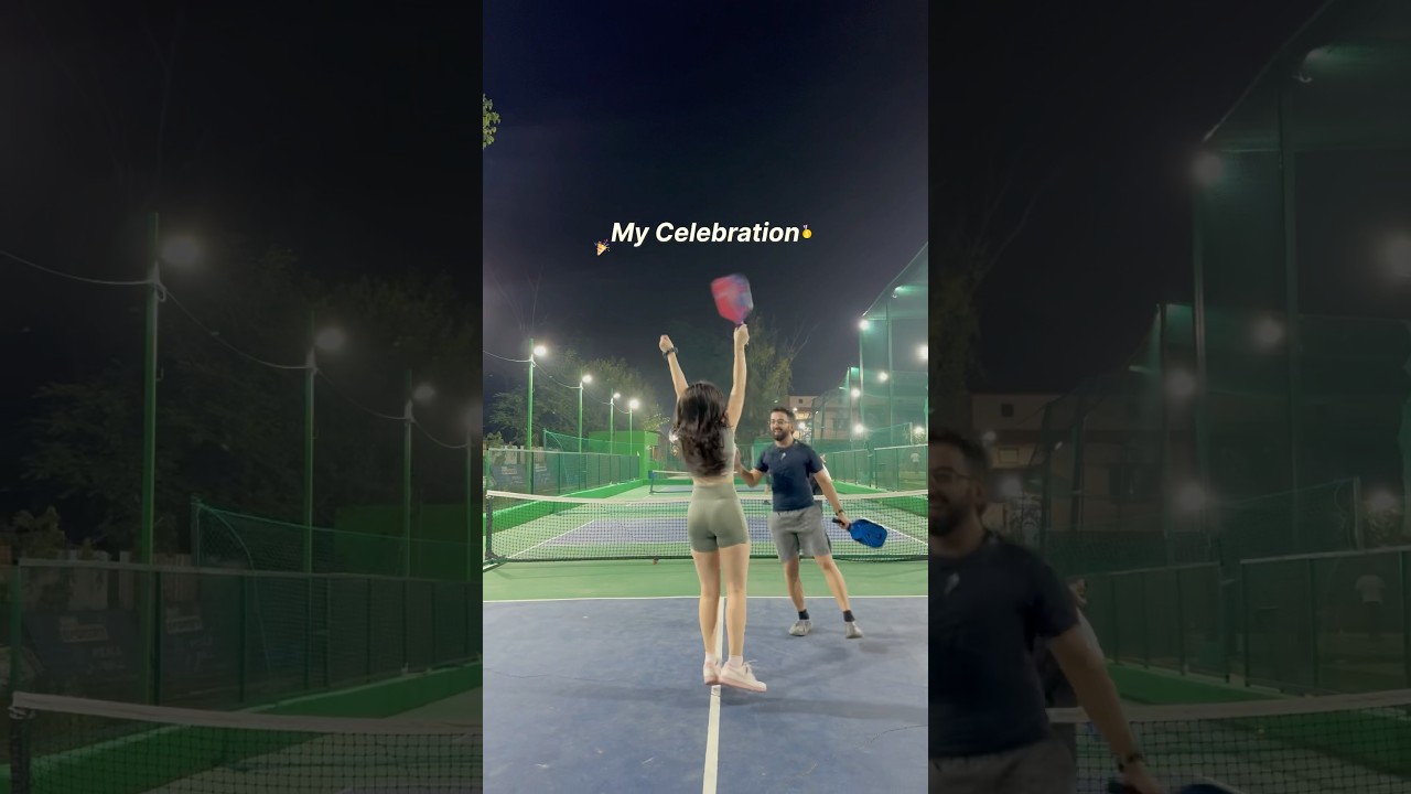 What would you rate my game? 🏅#pickleball #girls #viratkohli #sports #funny #viral #trending #fun
