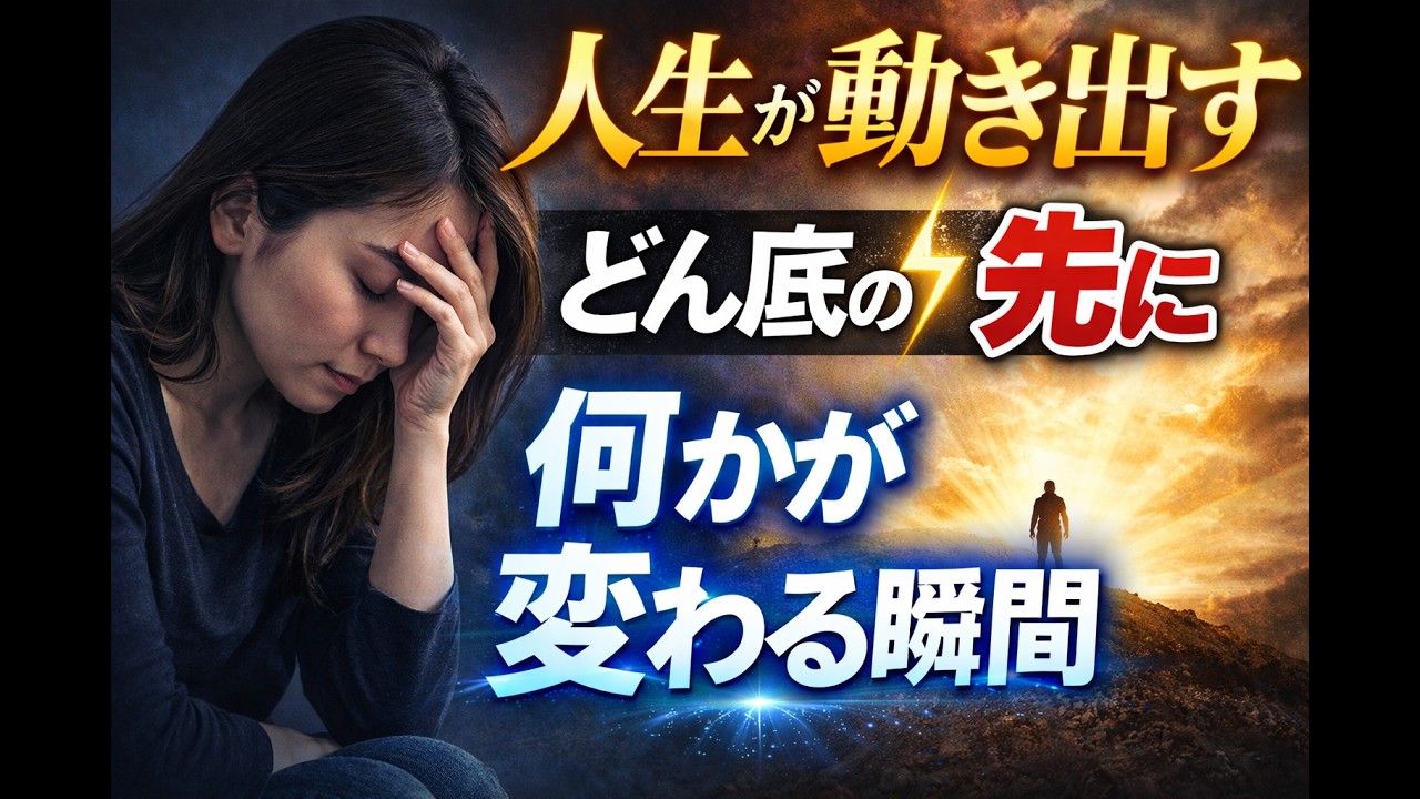 急に運が良くなる、人生が動き出す直前のサイン