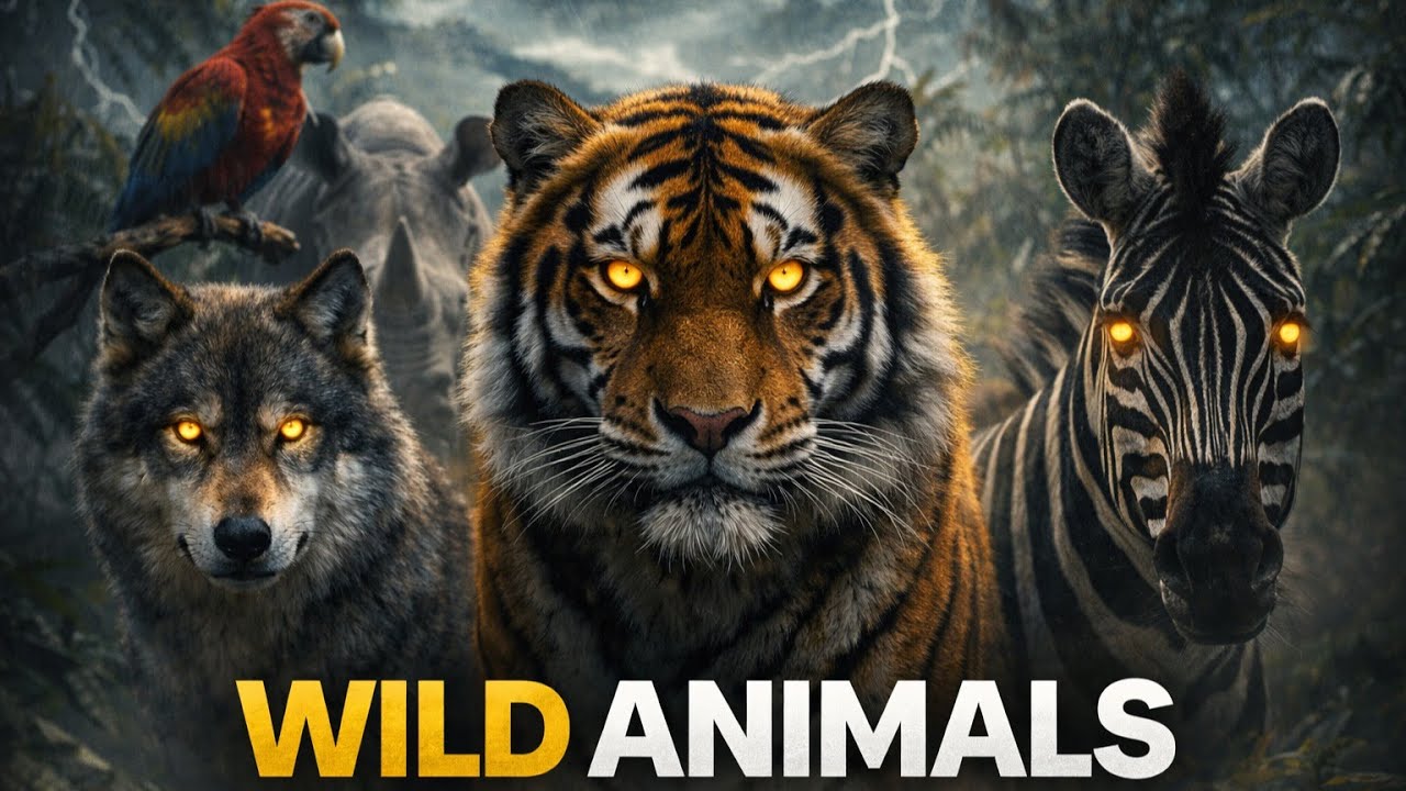 AMAZING SCENE OF WILD ANIMALS IN 4K resut - SCENIC RELAXATION FILM