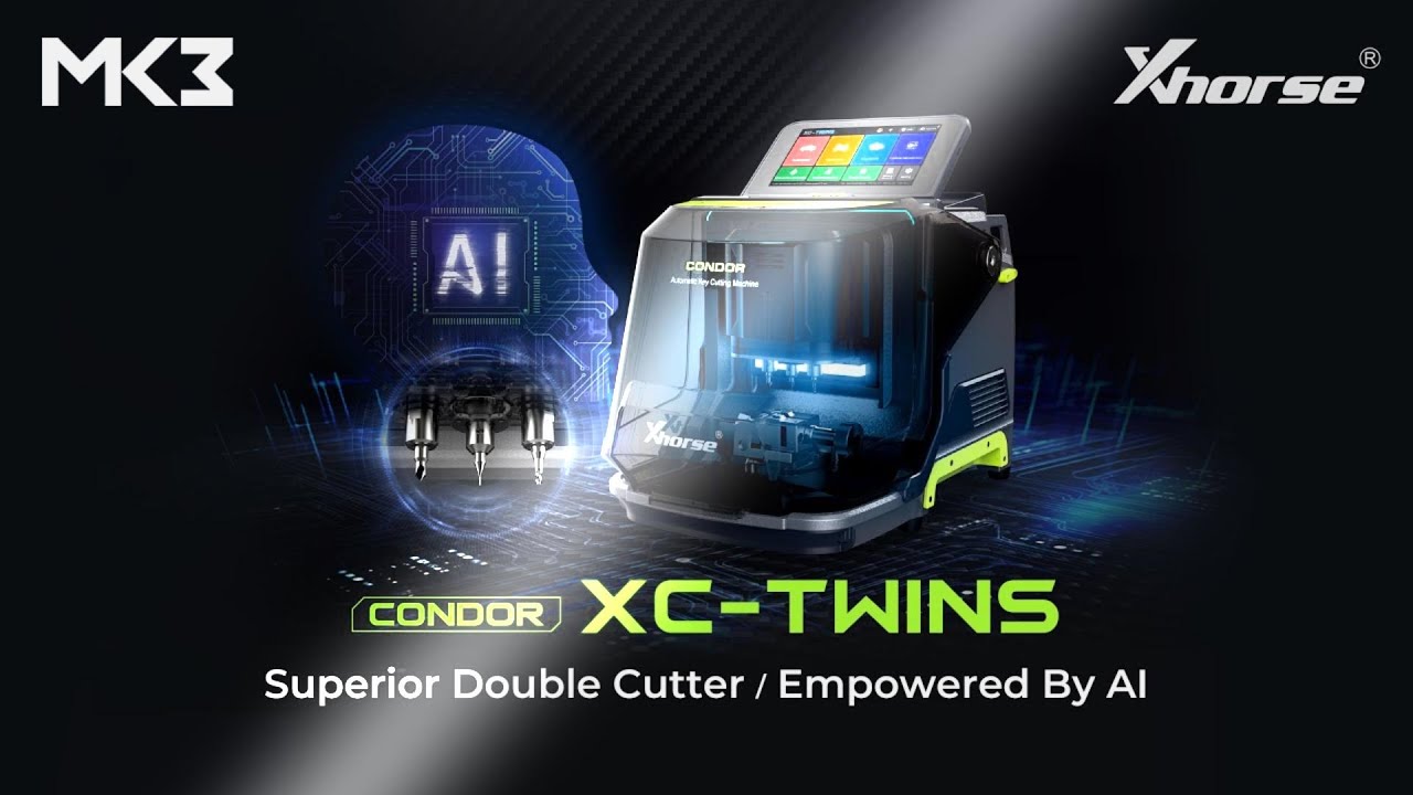 Xhorse | Introducing CONDOR XC-TWINS Key Cutting Machine