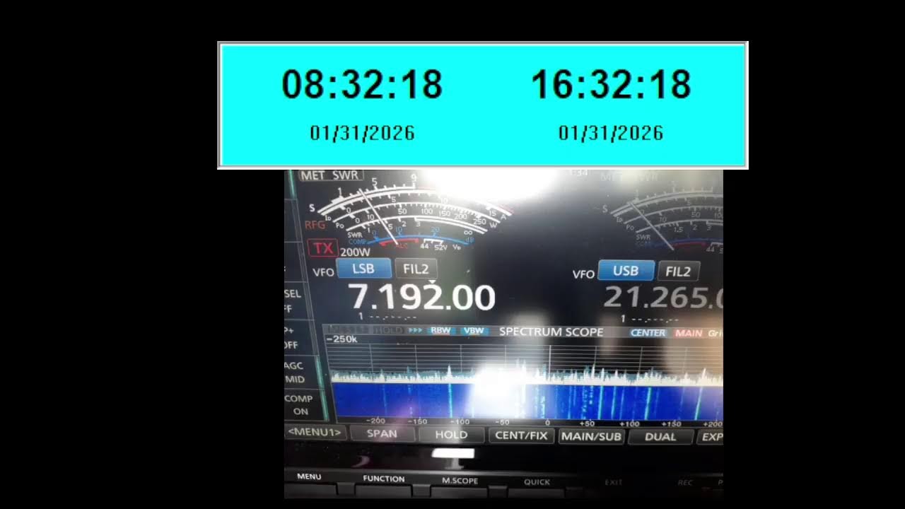 40 Meters Ham Radio Amateur Radio DM14 Southern California