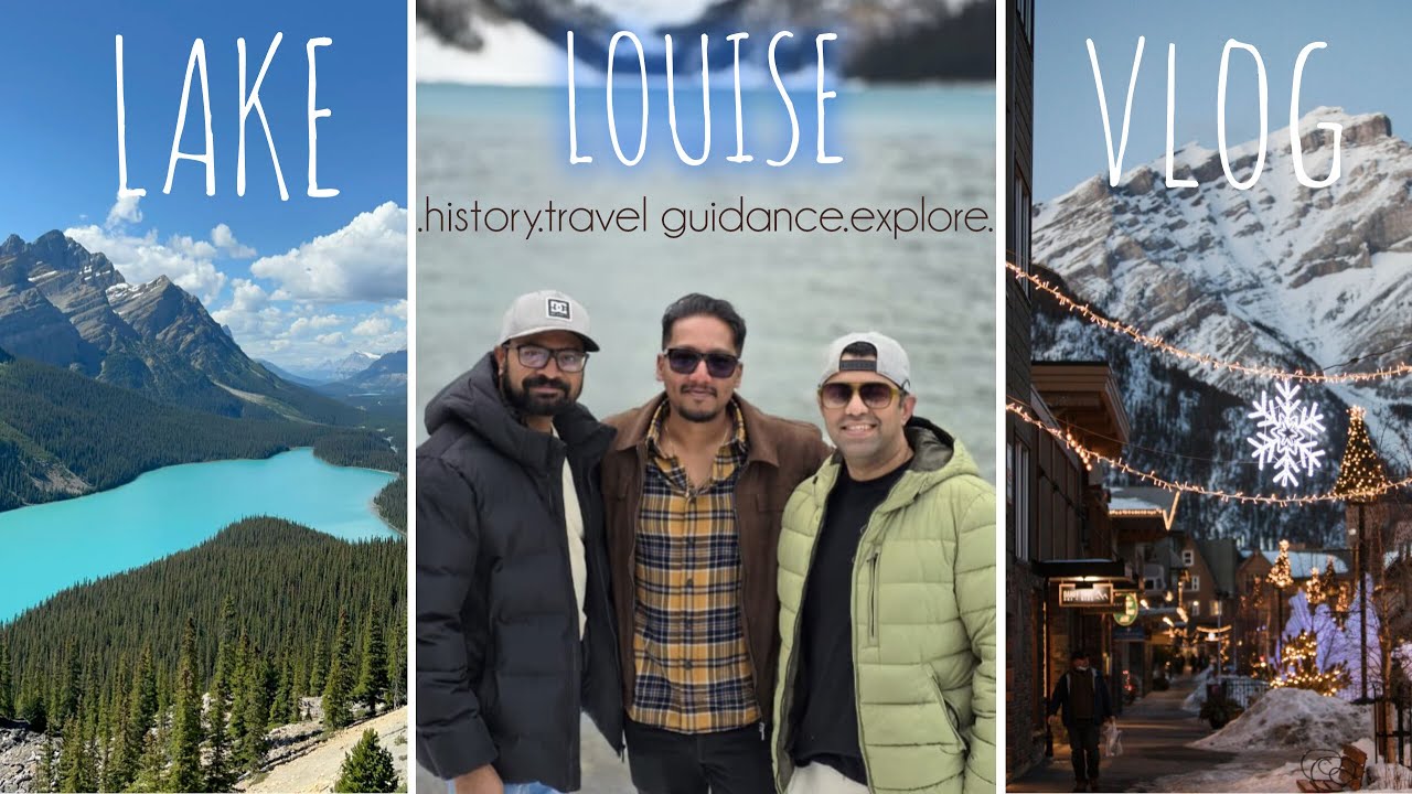 Lake Louise Vlog || @TrioTadka3 || Alberta Canada Tour