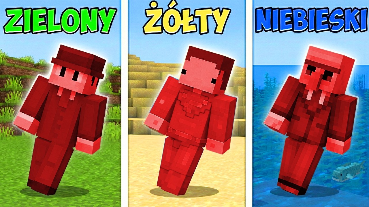 MINECRAFT, ALE NIE MOŻESZ  DOTKNĄĆ KOLORU!
