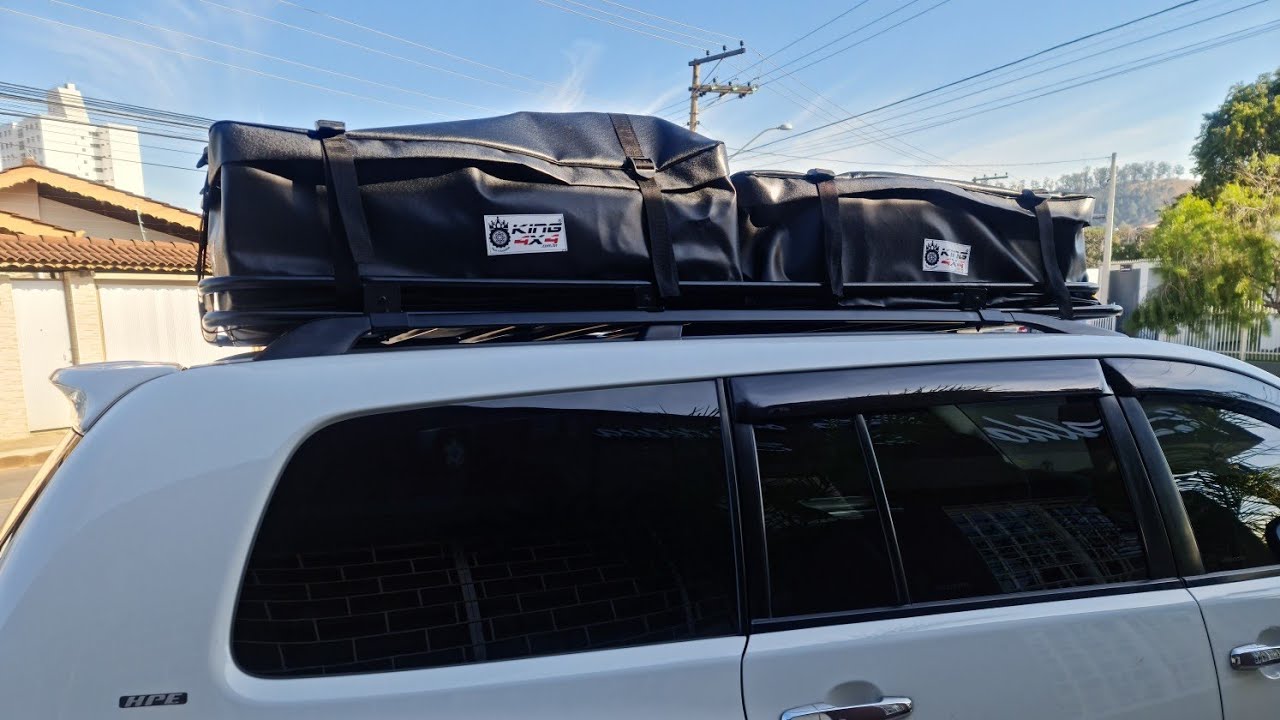 Bag, Bagageiro, Bols&atilde;o  King 4x4, para Bagageiro de Teto, Pajero Dakar, em Lona de Capota Mar&iacute;tima