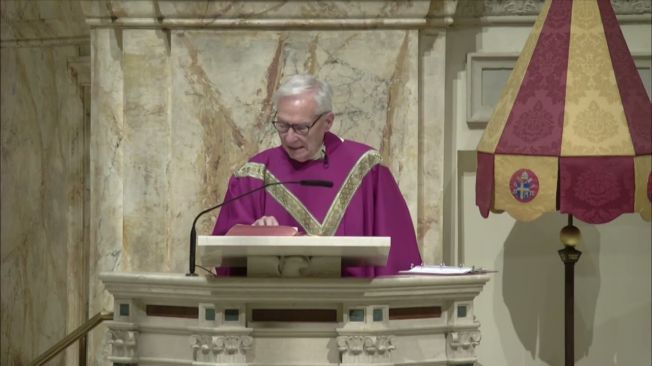 St James Mass 3 18 26, Wednesday of the Fourth Week of Lent
