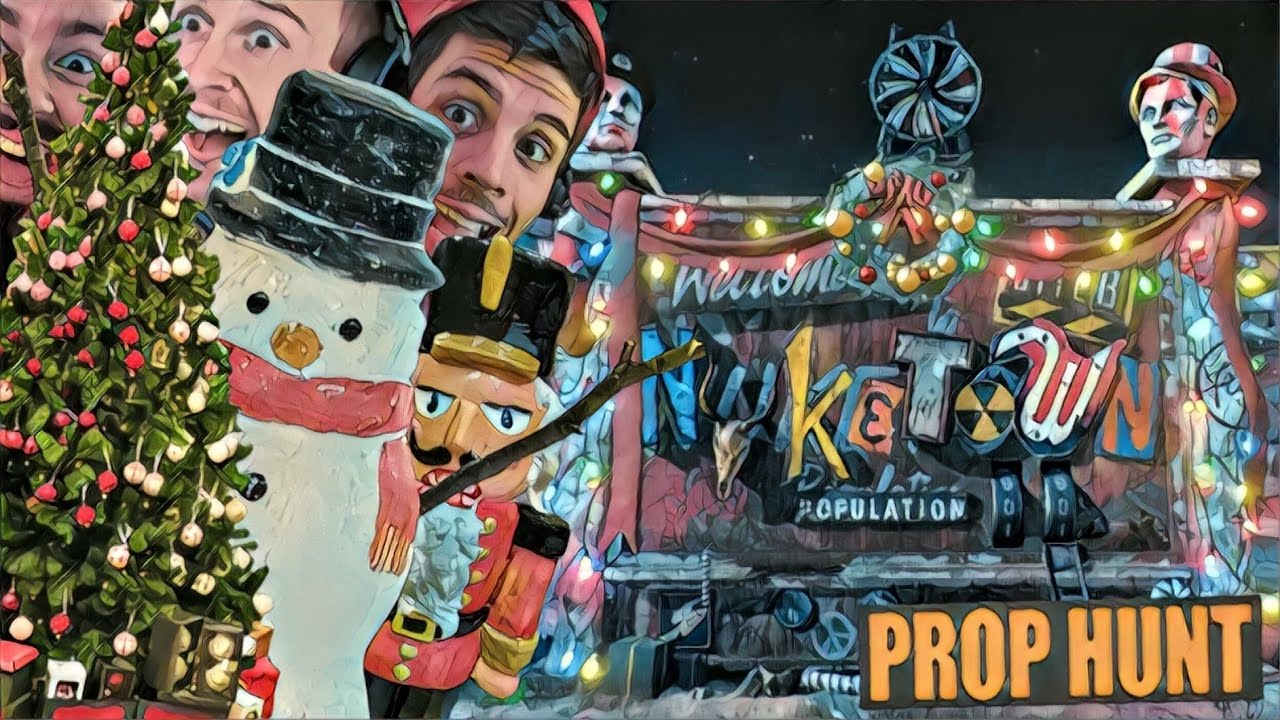 HOLIDAY PROPHUNT MADNESS! (Call of Duty: Prophunt w/ Nanners, Chilled & Gassy)