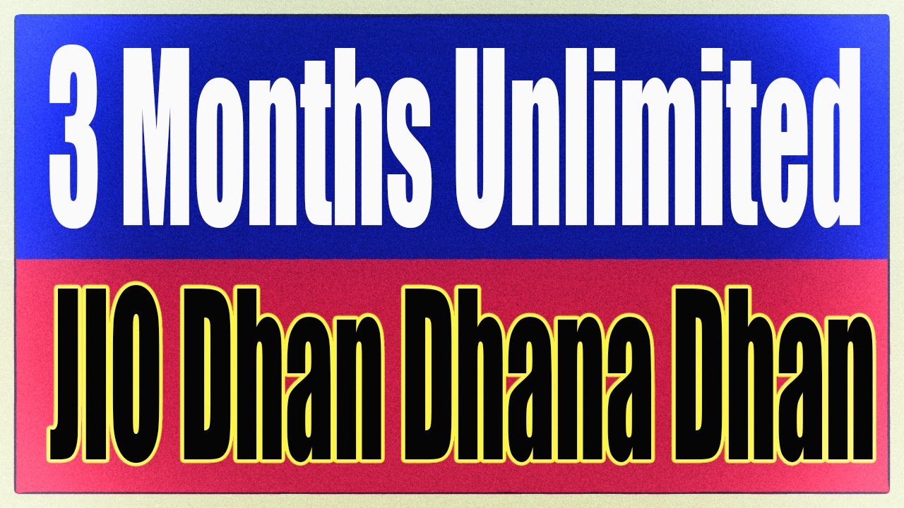 JIO Dhan Dhana Dhan Offer 309 and 509 | JIO 4g Plan Details