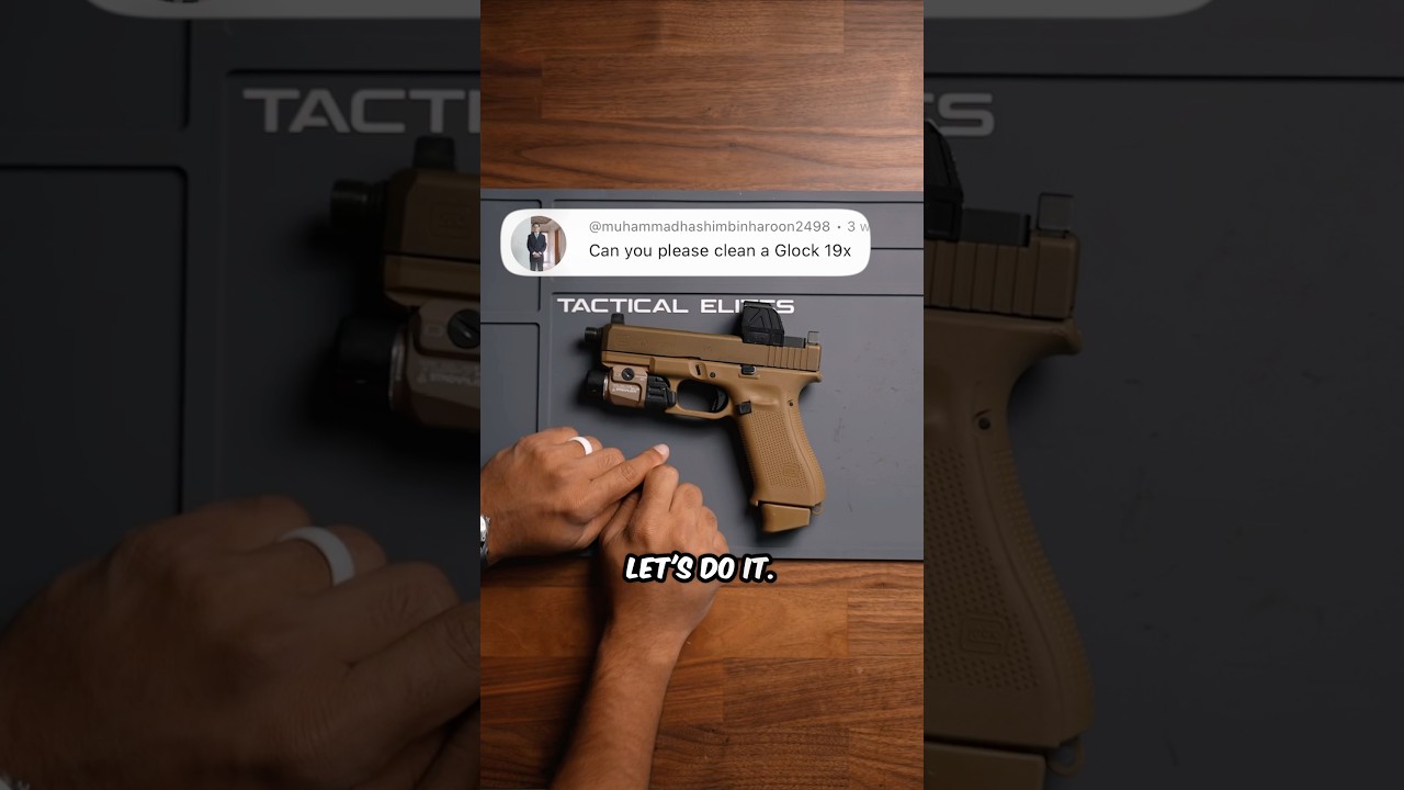 Чистка Glock 19X