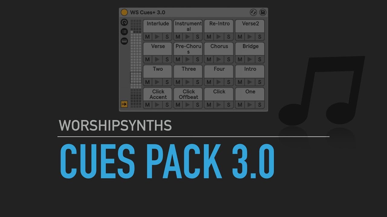 Create perfect guide tracks for your worship team with Cues Pack 3.0
