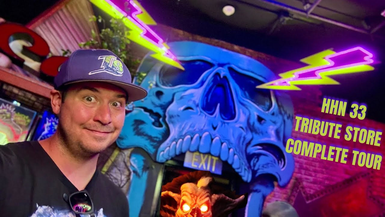 Halloween Horror Nights 2024 Tribute Store - Complete Walkthrough on Opening Day - HHN 2024