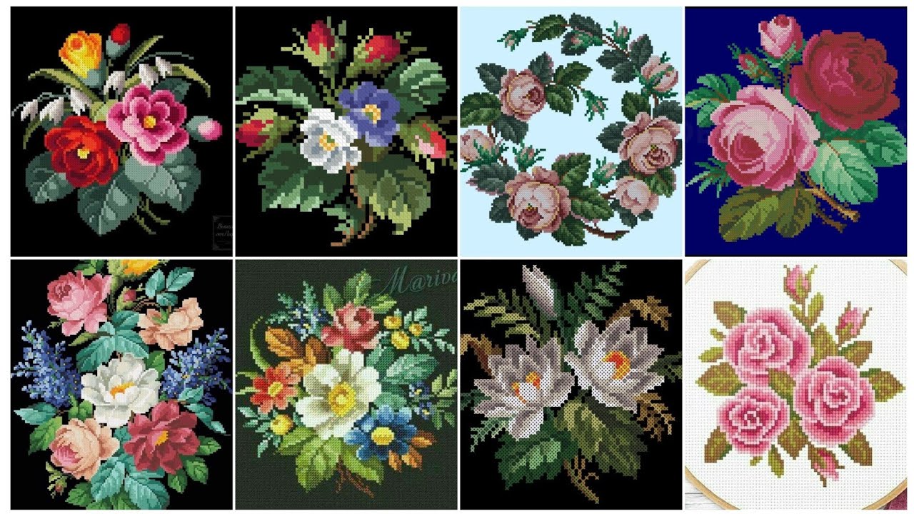 #1 Most Beautiful and Unique New Cross Stitch Patterns For Everything 
