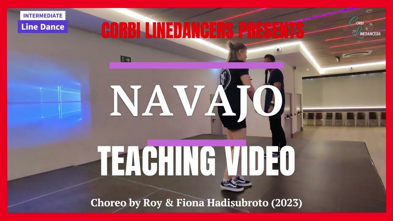 Navajo LINE DANCE (Teaching Video)