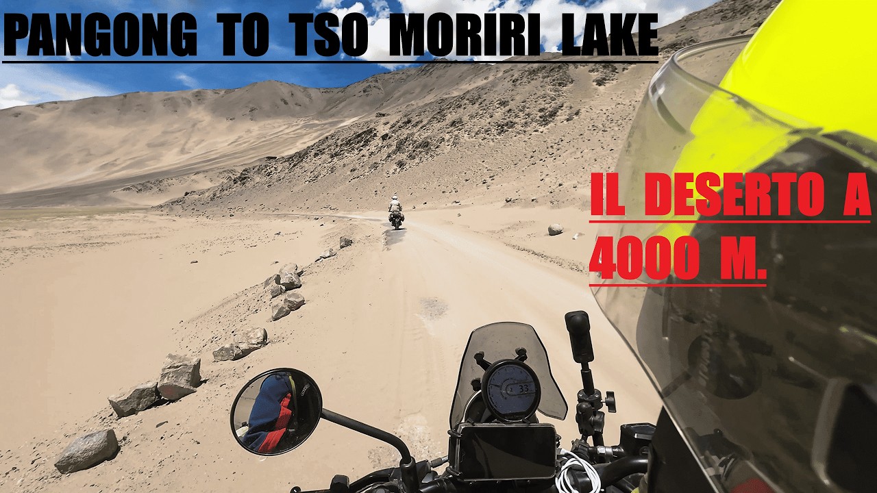 LADAKH EP 8  dal pangong al tso moriri lake attraversando il deserto a oltre 4000 m.