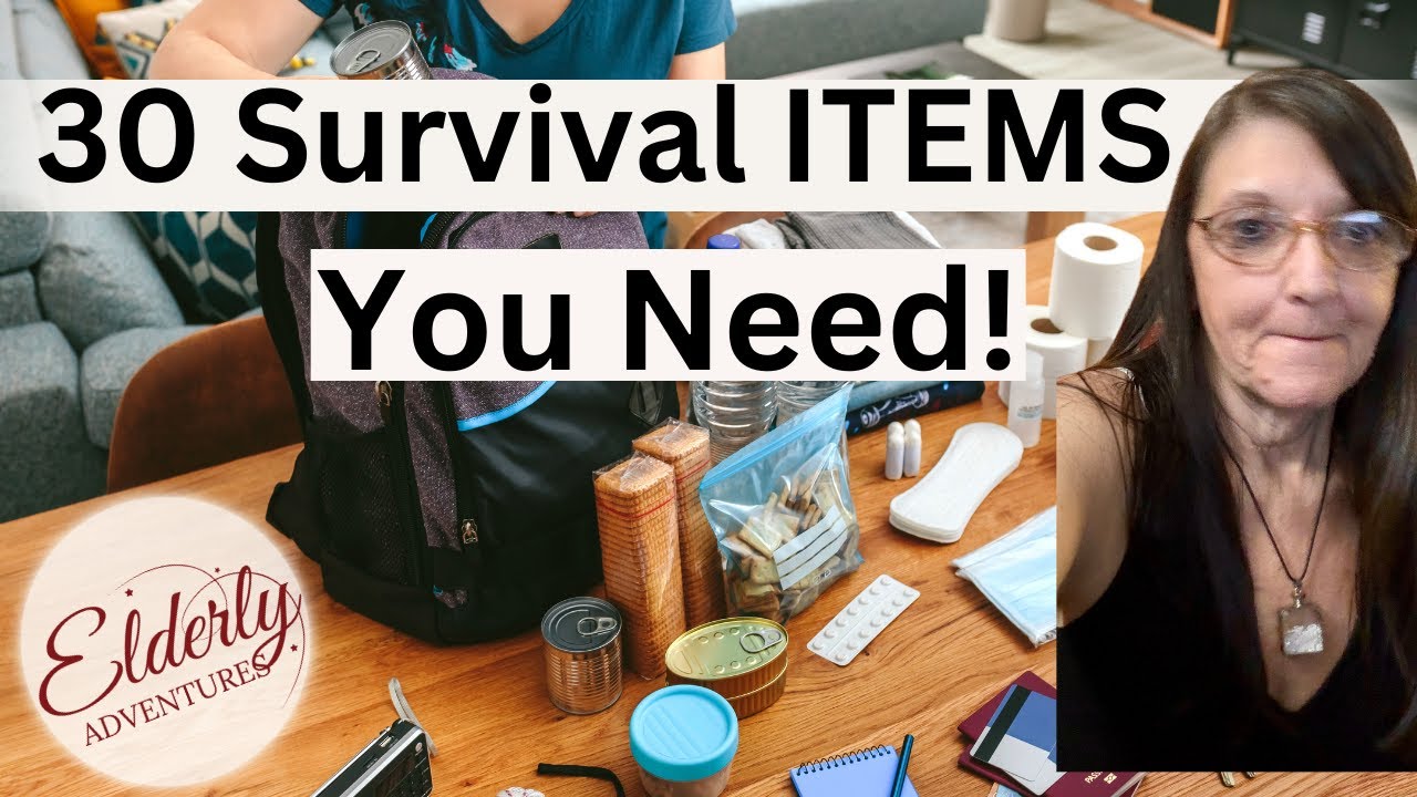 30 Essential NON-FOOD Items for Elderly People to Stockpile Now