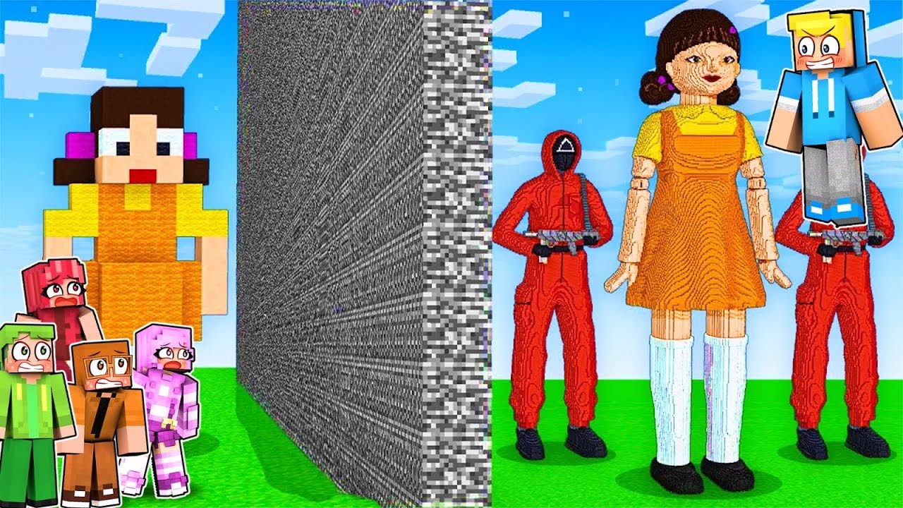 BARO NELLA BUILD BATTLE 1 CONTRO 4 DI SQUIDGAME su MINECRAFT!