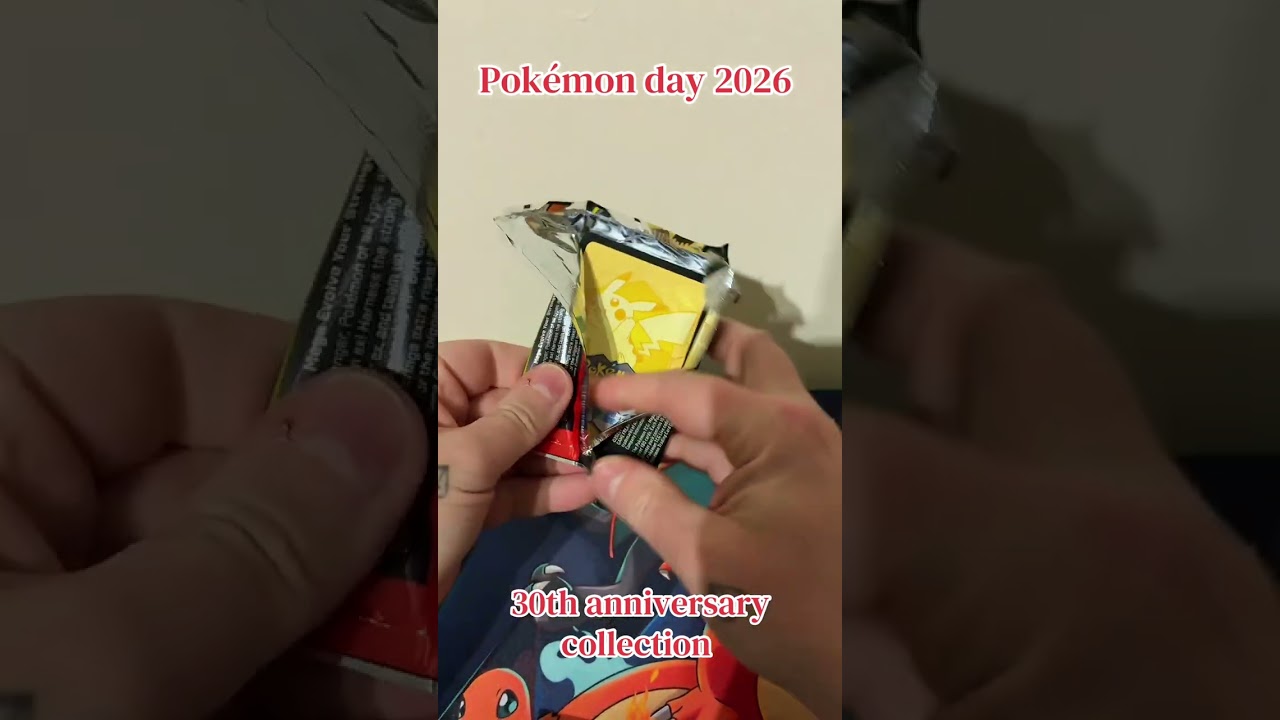 Pokémon day 2026, 30th anniversary collection box opening 🤩