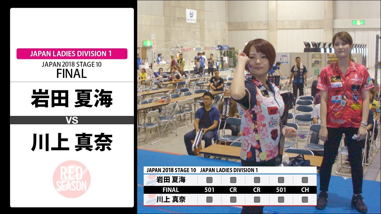 【岩田 夏海 VS 川上 真奈】JAPAN 2018 STAGE 10 山形 LADIES FINAL
