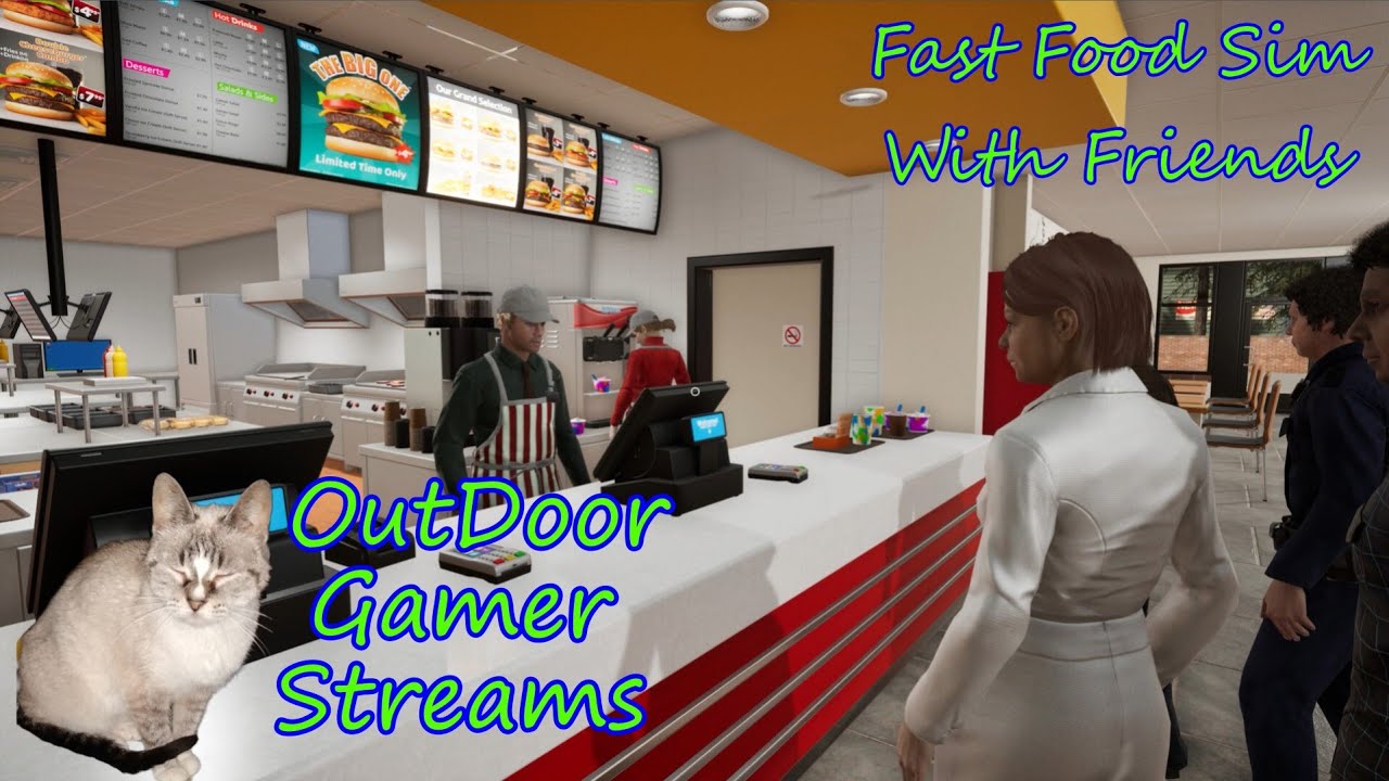 Let's have another Chill Night on Fast Food Simulator with Friends!!!!