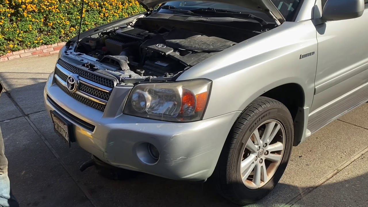 Toyota Highlander 3.3 liter hybrid radiator replacement