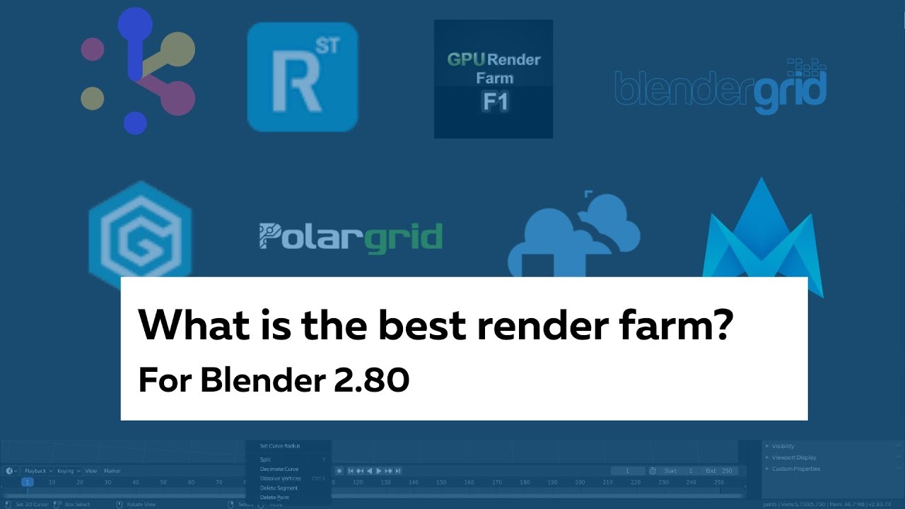 Test of 8 Render Farms