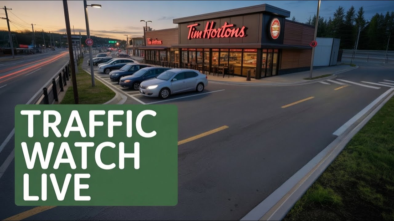 Happy Traffic Watching at Tim Hortons on Niagara Falls Blvd – Cozy WNY Vlog (16+)