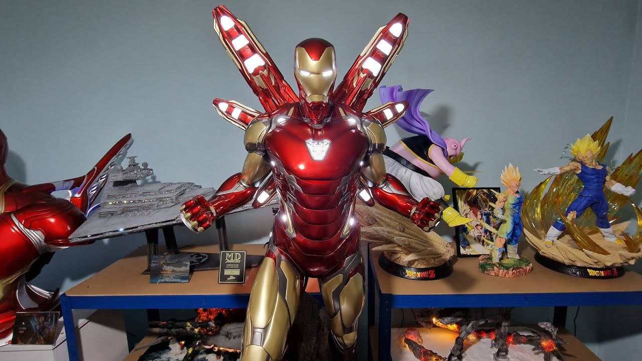 Unboxing Iron Man Mark 85 1/2 par Queen Studios Collectibles. Marvel Avenger End Game MCU.
