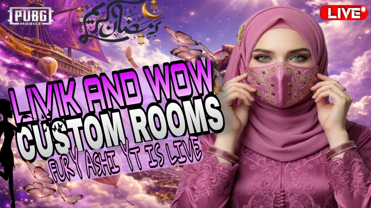 PUBG Mobile Live|500 CASH & 120 UC  Custom Rooms | Pubg Custom Rooms | FURY ASHI YT is Live 4.3❤️