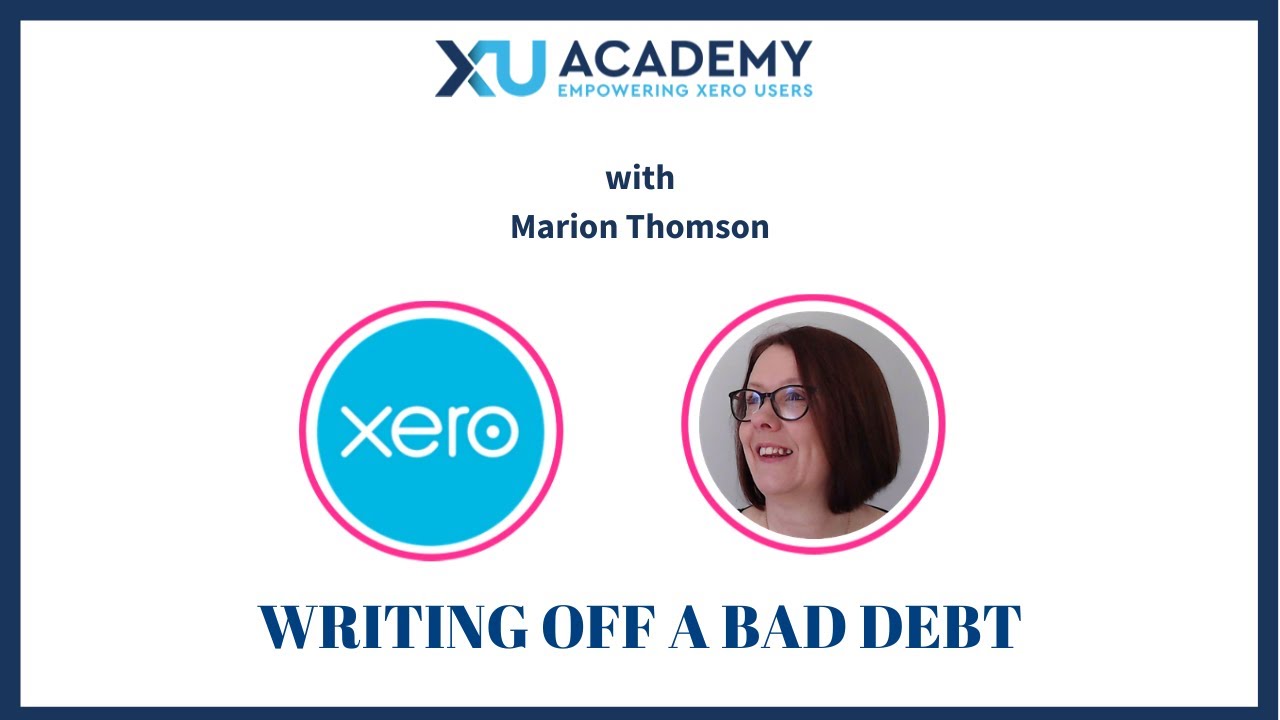 How to write off a bad debt in Xero