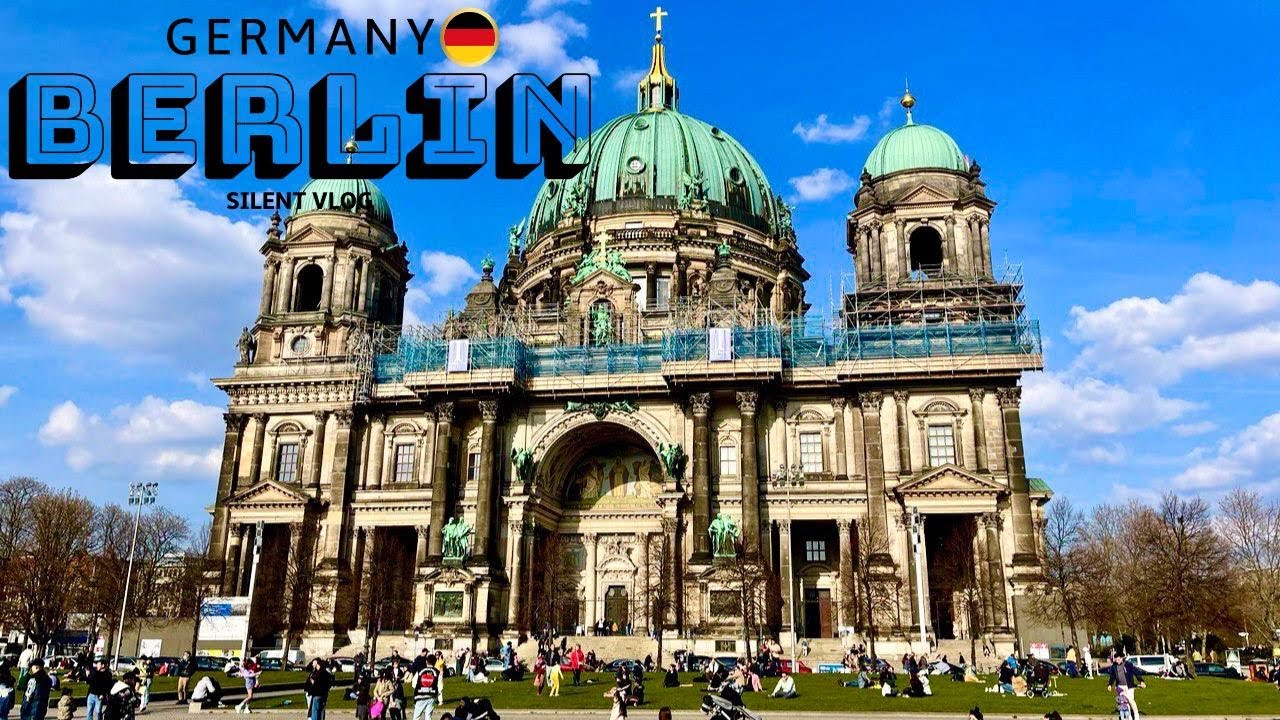 Berlin, Germany 4K 60 fps, walking in a nice sunny day part 2.