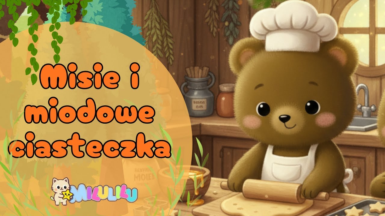 Miodowe ciasteczka. Bajka do słuchania. Audiobook. Dla całej rodziny. MiluliluTV #bajki