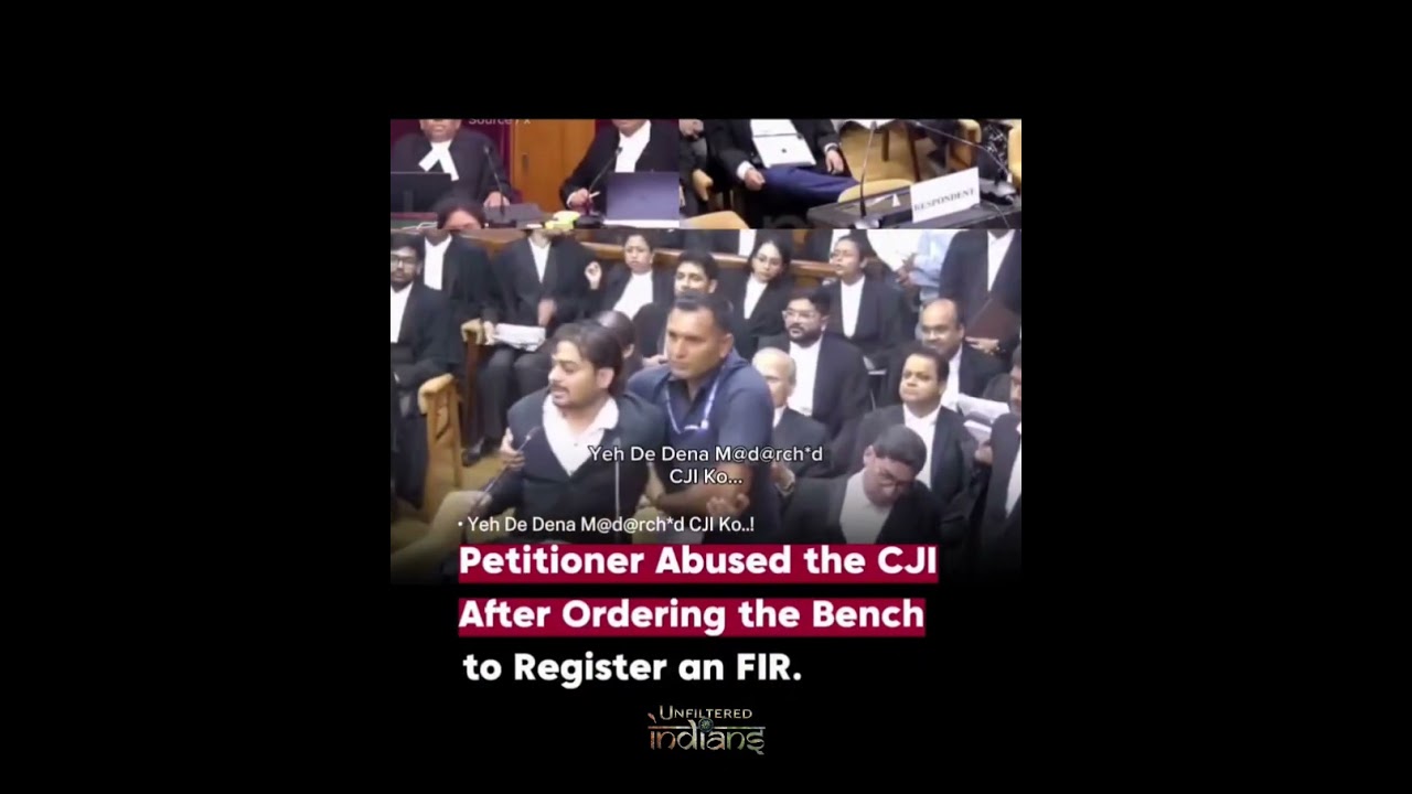 A Supreme Court hearing turned chaotic after a  #CourtroomDrama #ViralClip #BreakingNews #cjp
