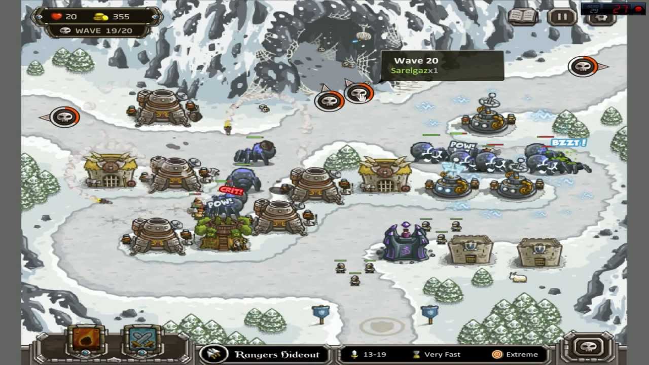 Kingdom Rush walkthrough part 37 (without Premium Content & Heroes) - Level 13 [BOSS fight]