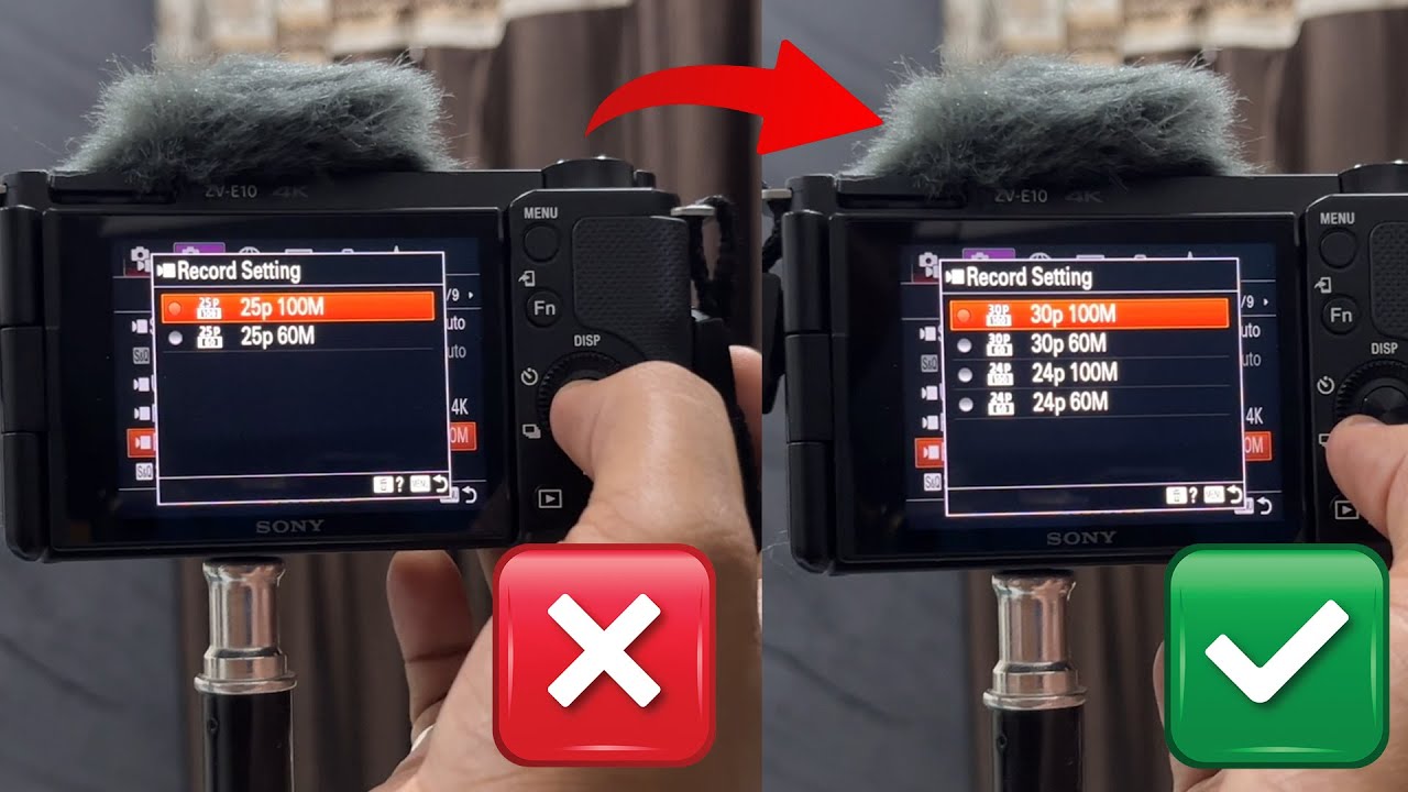 Как получить опцию 4K 30FPS на Sony ZV-E10