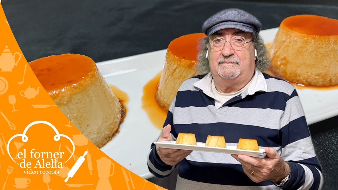 Flan de turrón de Jijona
