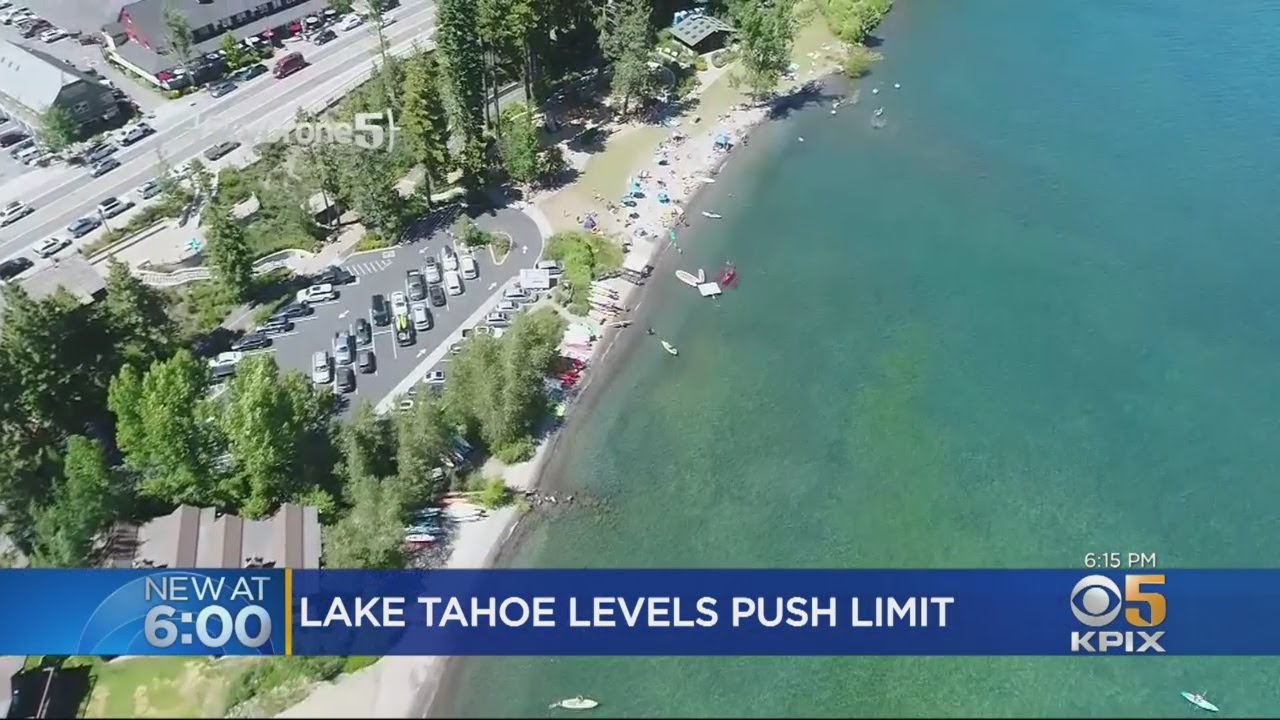 Lake Tahoe Water Levels Changing Shape Of Shoreline