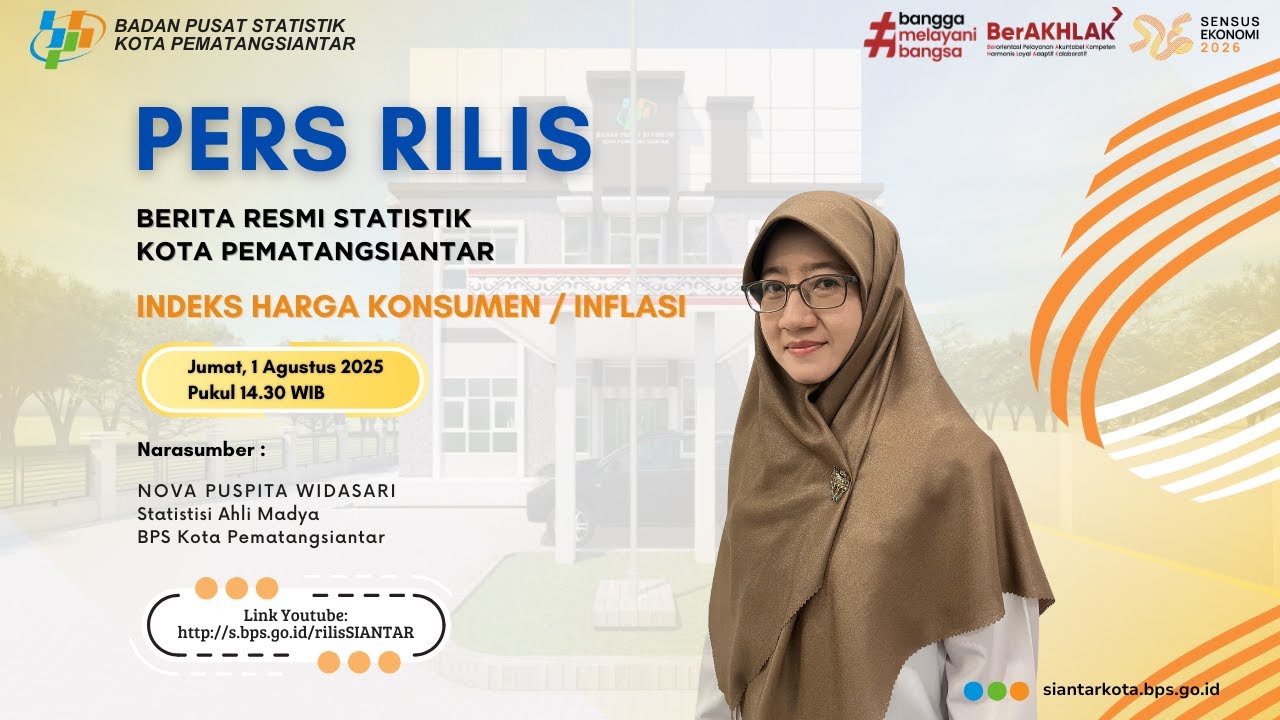 RILIS BRS INFLASI KOTA PEMATANGSIANTAR  1 AGUSTUS 2025