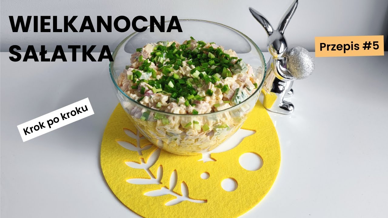 SAŁATKA WIELKANOCNA jakiej nie jadłeś ! Szybka, zdrowa, kolorowa! POMYSŁ NA ŚNIADANIE Krok po Kroku.
