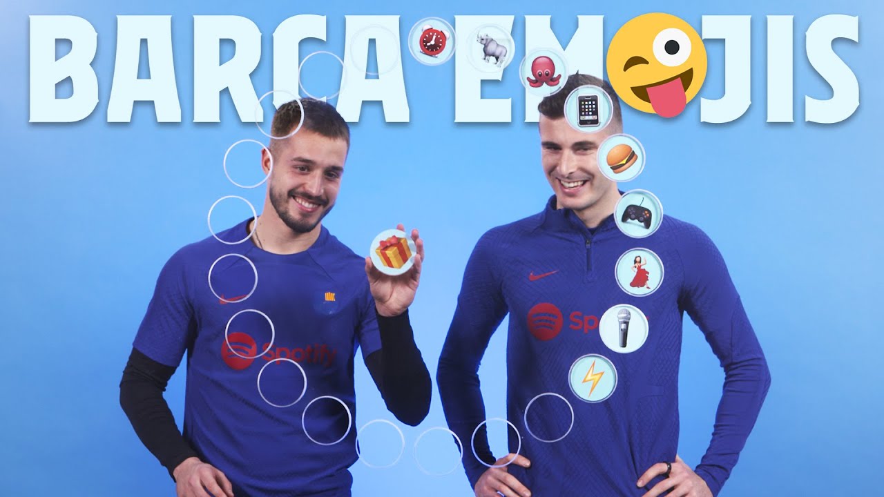 BARÇA EMOJIS: Iñaki Peña & Arnau Tenas