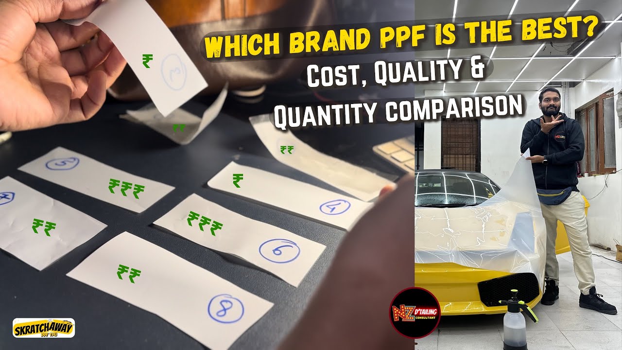 Best PPF Brands comparison | PPF TPU material testing Guide by Nick Zeek | Ft. Lamborghini Gallardo