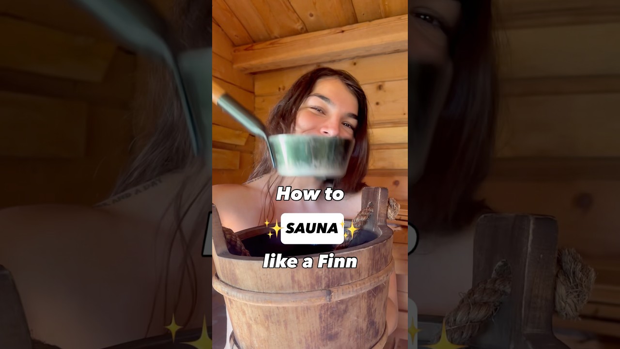 Here&rsquo;s how to do it like a Finn😉 #sauna #finland #finnishculture