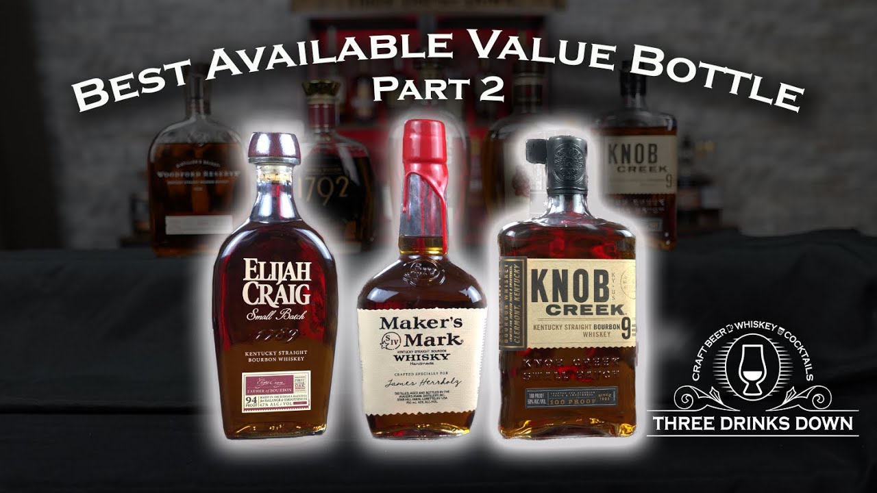 Elijah Craig Small Batch vs Makers Mark vs Knob Creek Small Batch - Bottle Battle